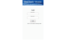 Tablet Screenshot of bbwebtrack.com